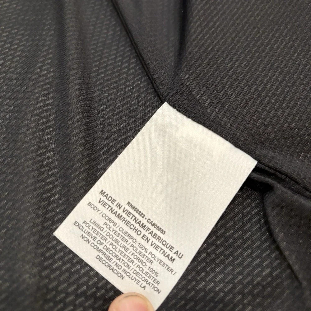Nike City Flash Reflective Jacket Women's Small Black Full Zip Running Storm Fit